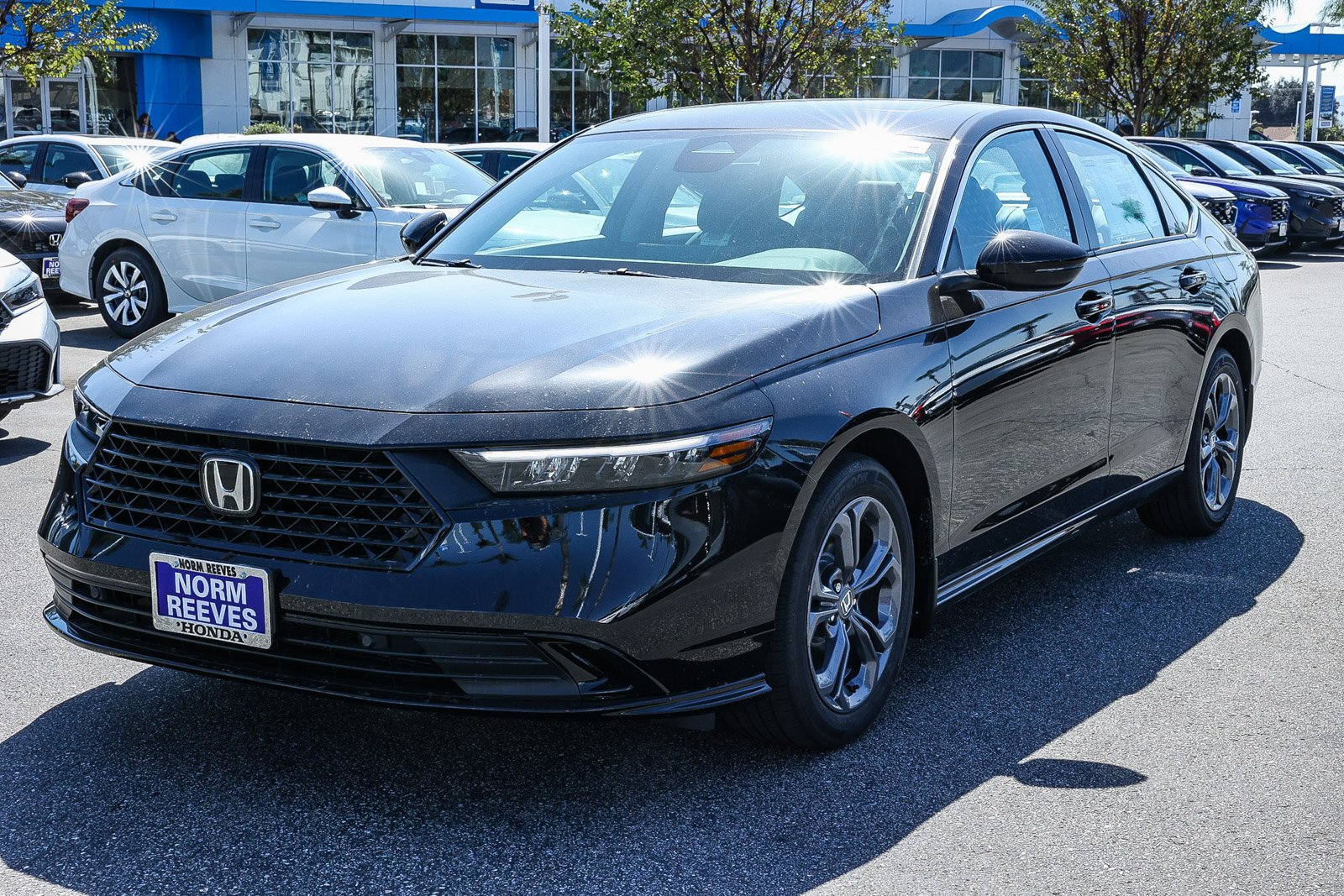 New 2026 Crystal Black Pearl Honda EX-L Sedan image 3