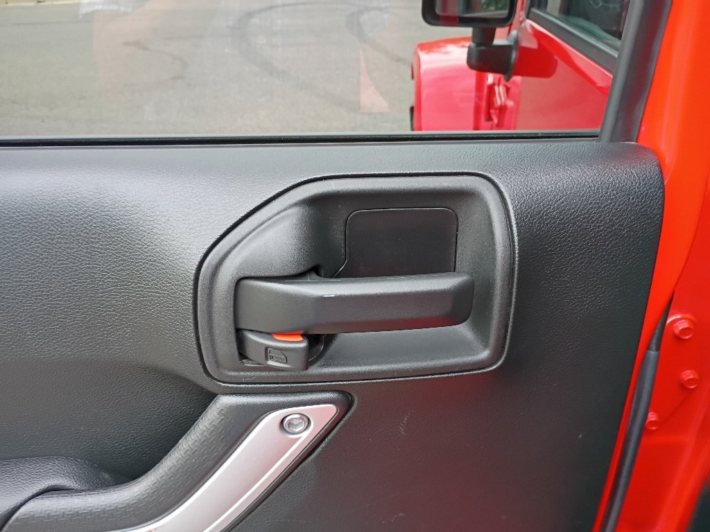 Used 2017 Firecracker Red Clearcoat Jeep Sahara image 17