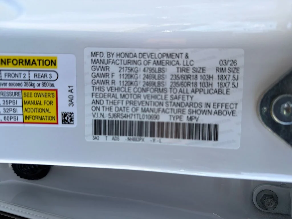 Used 2026 White Honda EX-L image 34