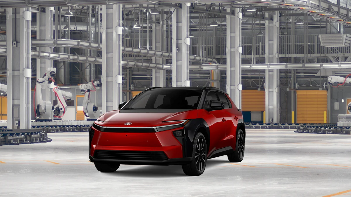 New 2026 Supersonic Red with Midnight Black Metallic roof Toyota Limited image 18