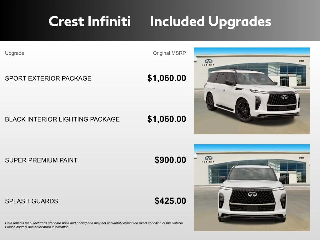 Certified Used 2026 Radiant White INFINITI SPORT image 5