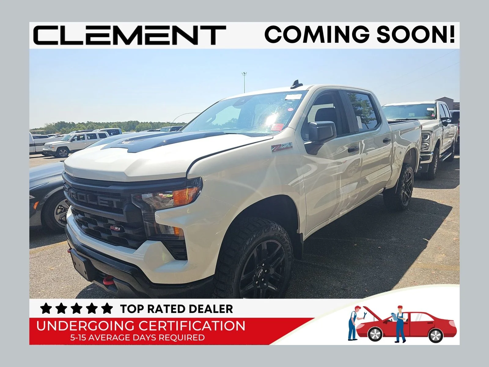 Used 2025 White Chevrolet Custom Trail Boss image 1