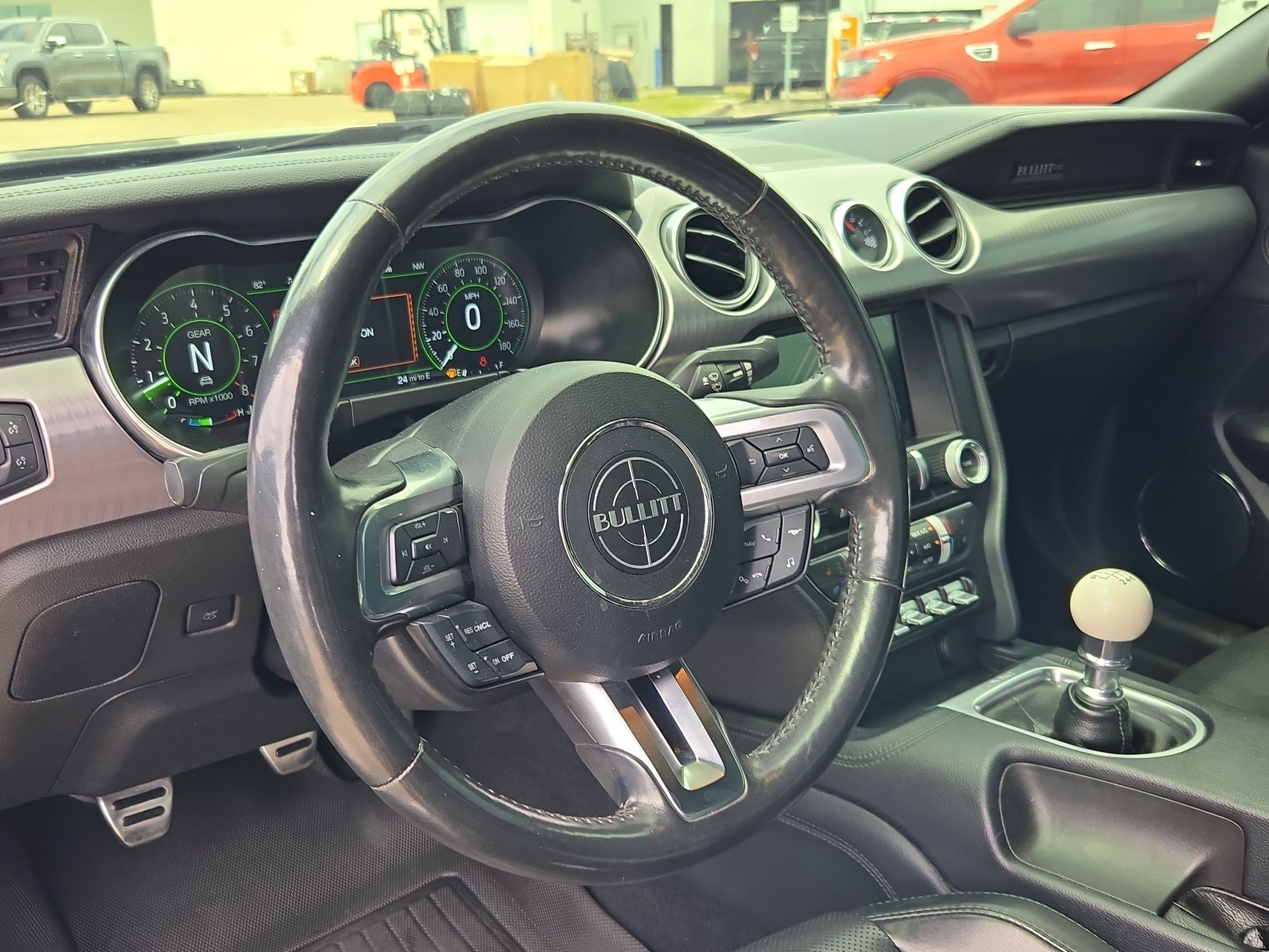 Used 2019 Dark Highland Green Metallic Ford Bullitt image 12