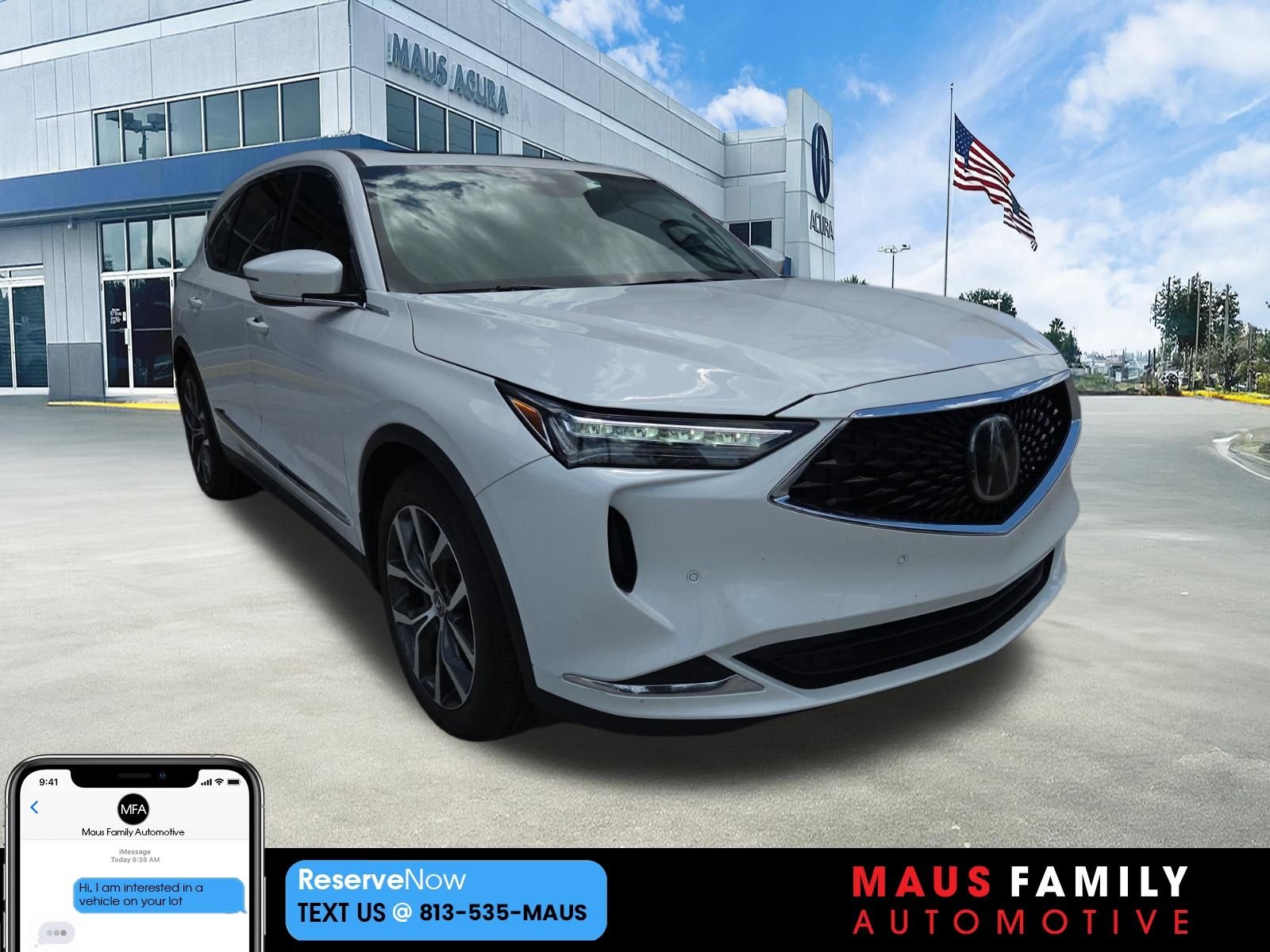 Used 2023 White Acura Technology image 1