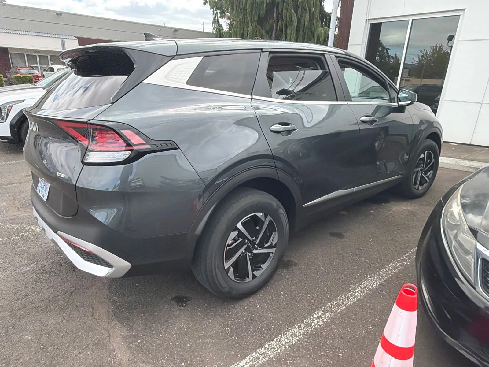 Used 2023 Gray Kia LX image 3
