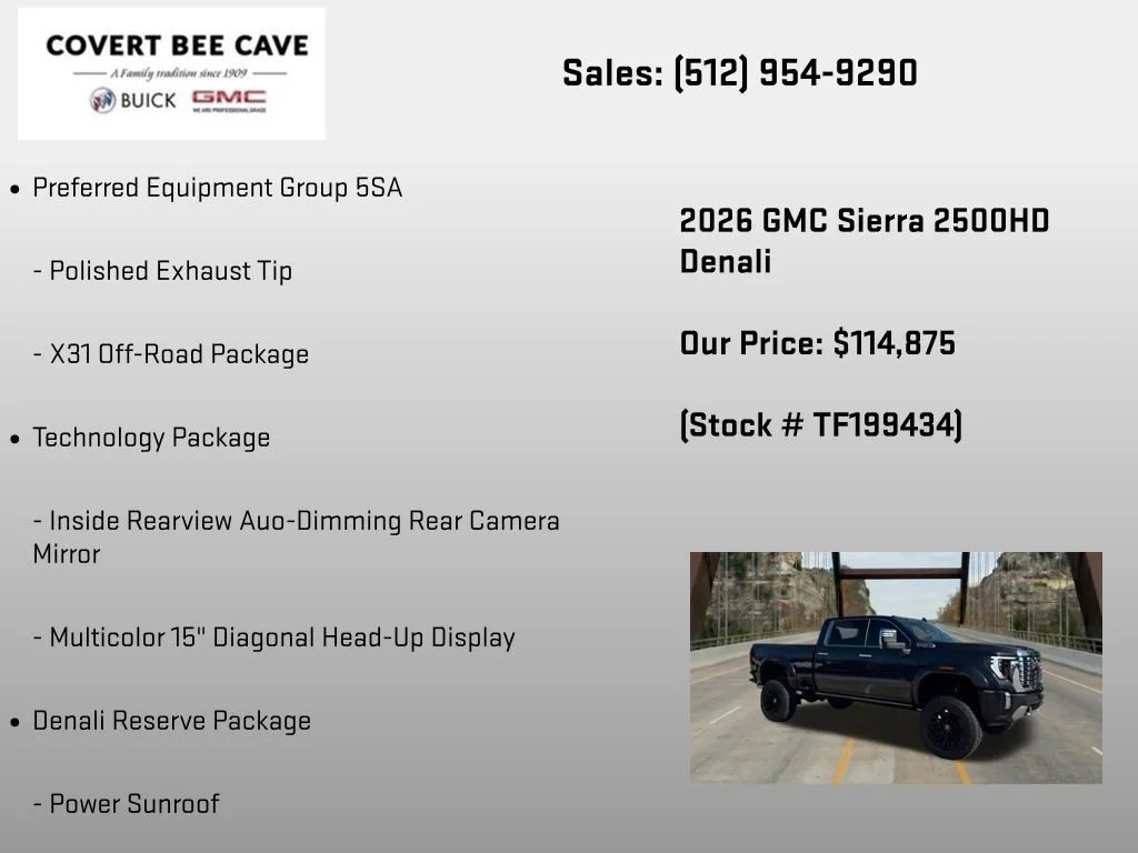 New 2026 Titanium Rush Metallic GMC Denali image 36