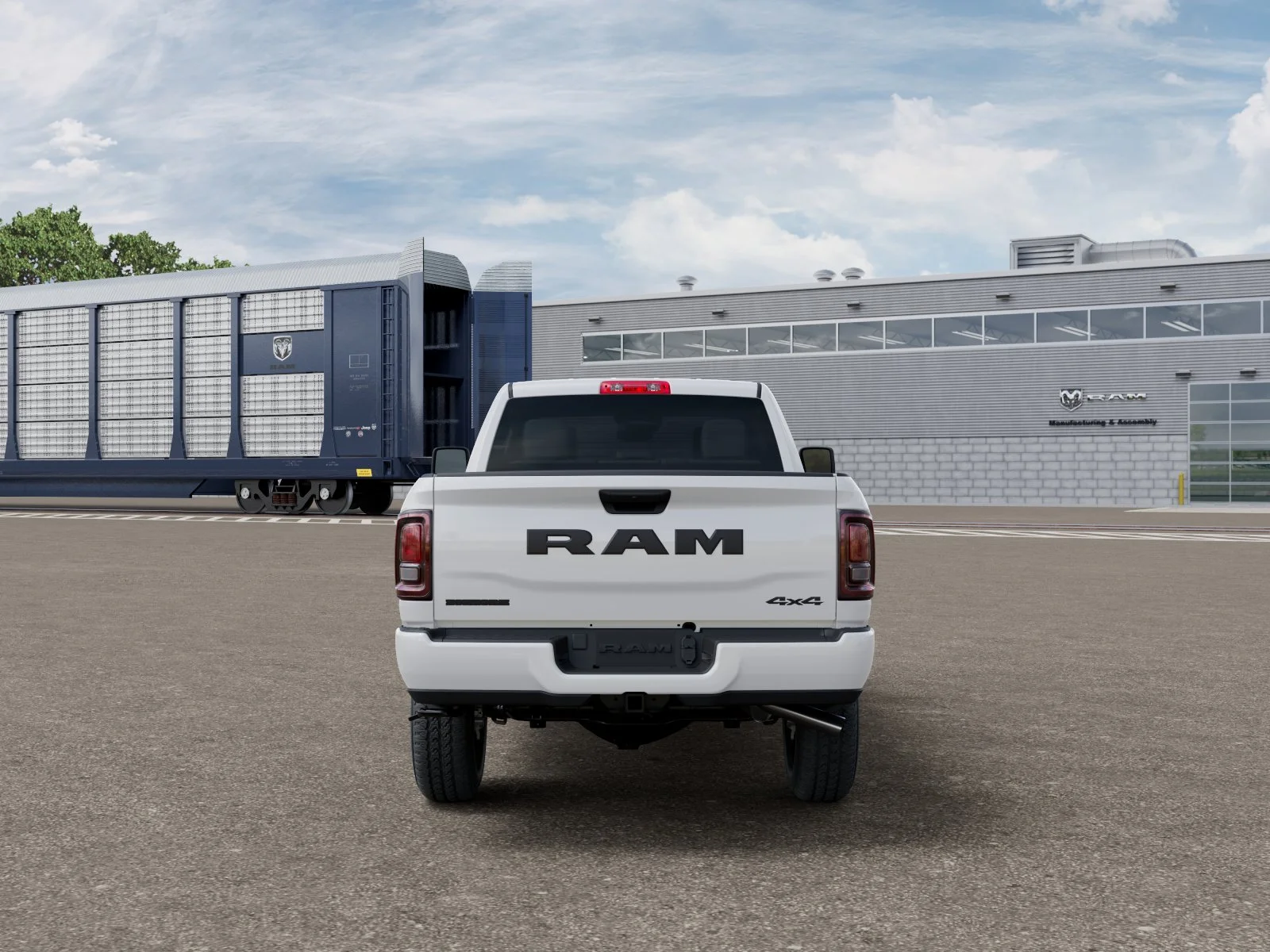 New 2026 Bright White Clear-Coat Exterior Paint RAM BIG HORN image 7