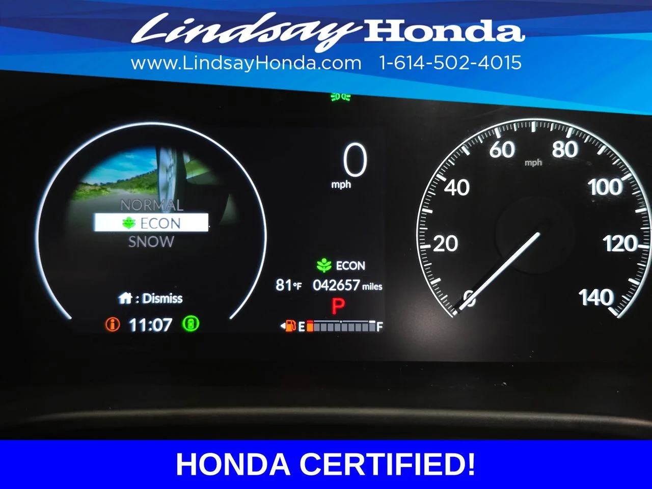 Certified Used 2024 Meteorite Gray Metallic Honda EX image 15