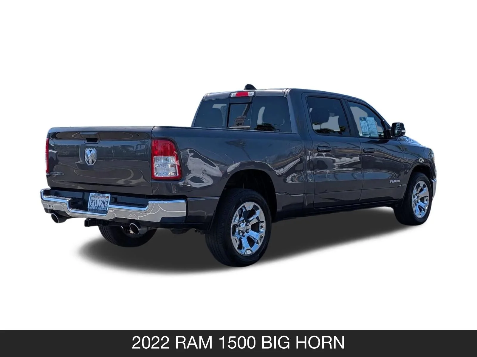 Used 2022 Granite Crystal Metallic Clearcoat Ram Big Horn image 6