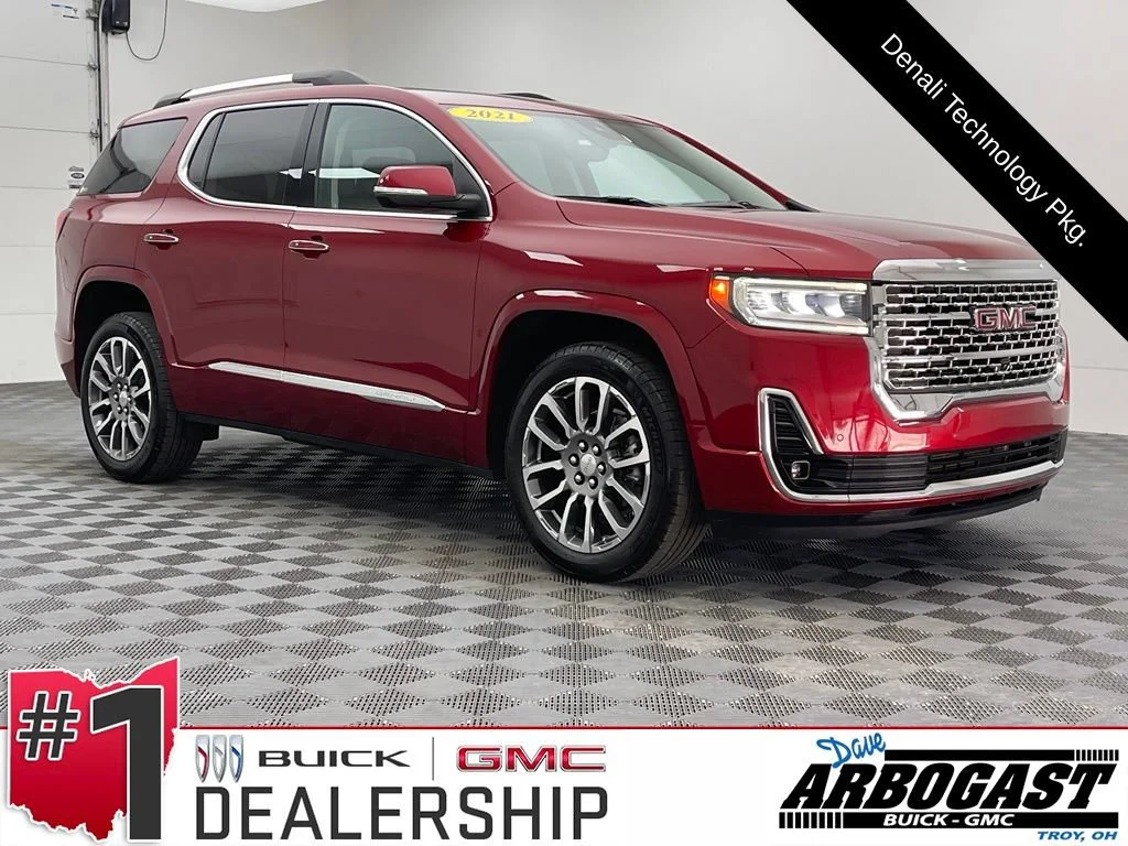 Used 2021 CAYENNE RED TINTCOAT GMC Denali image 1