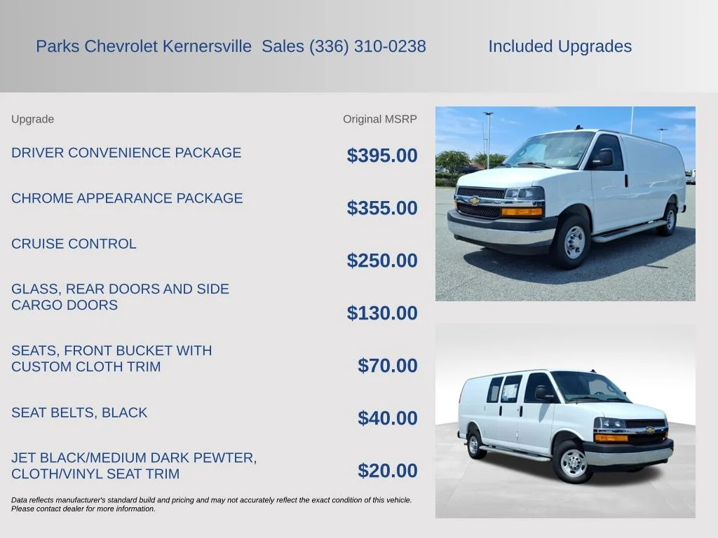 Used 2025 White Chevrolet Work Van image 4