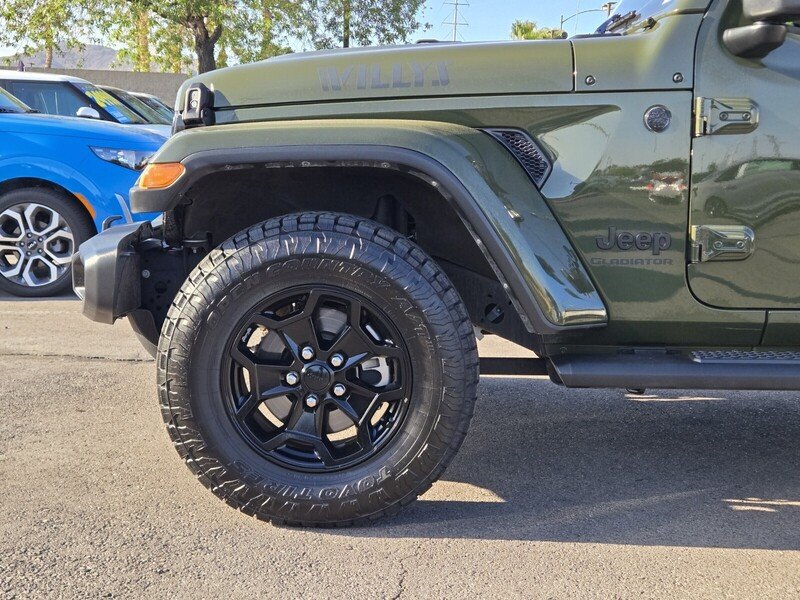 Used 2021 Green Clearcoat JEEP WILLYS 4X4 image 9