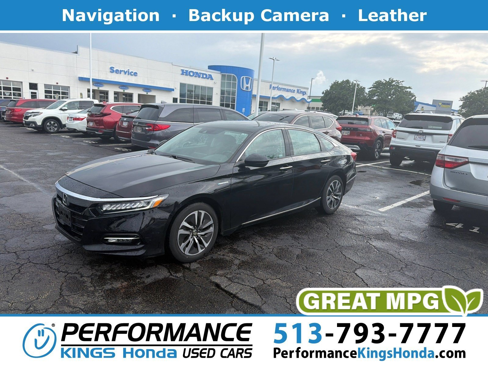 Used 2019 Crystal Black Pearl Honda Touring image 1