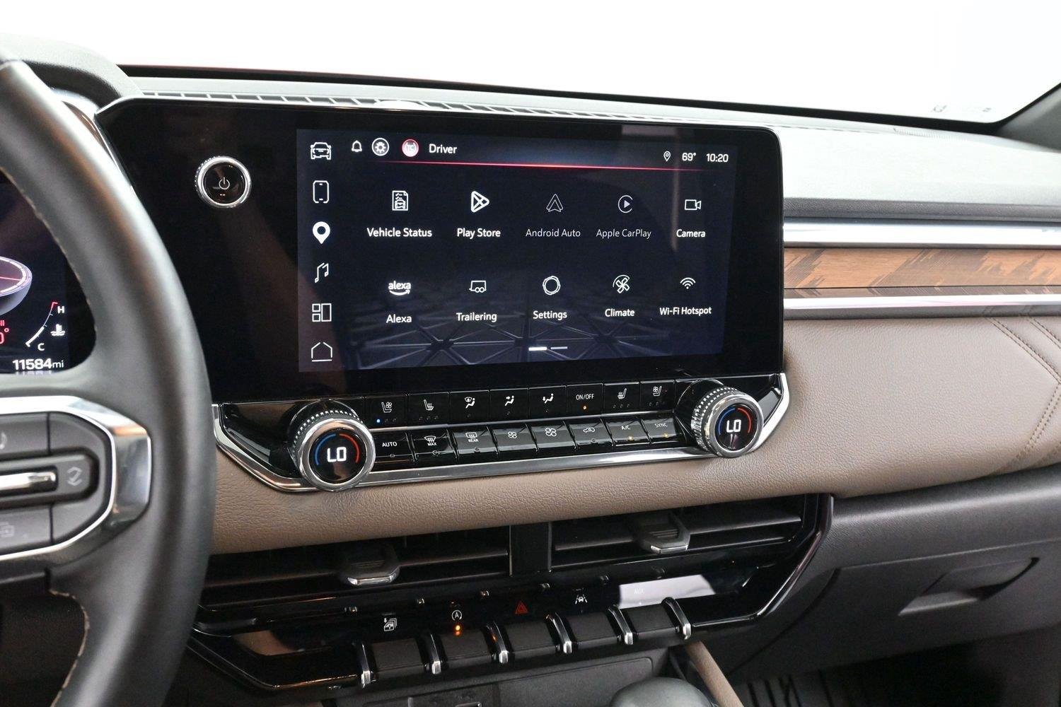 Used 2025 Volcanic Red Tintcoat GMC Denali image 18