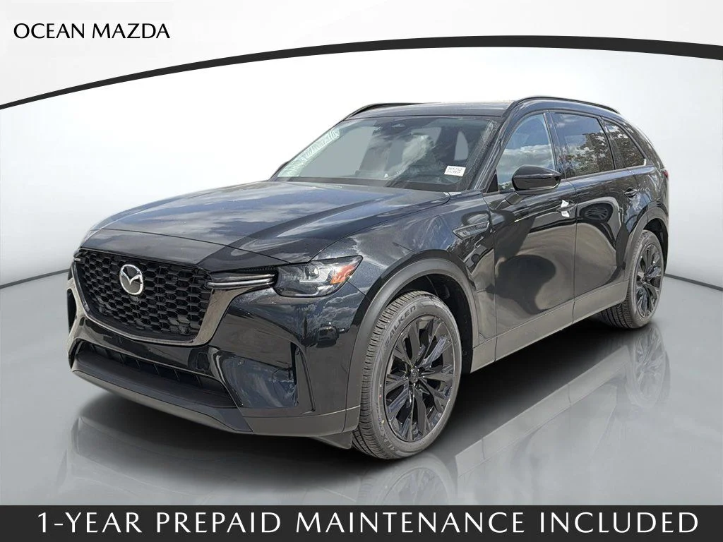 New 2026 Jet Black Mica Mazda Premium Sport AWD image 1