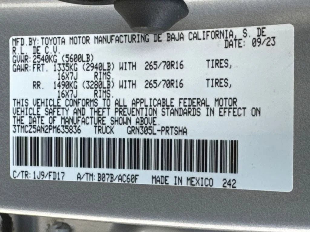 Certified Used 2023 Silver Toyota TRD Off-Road image 30