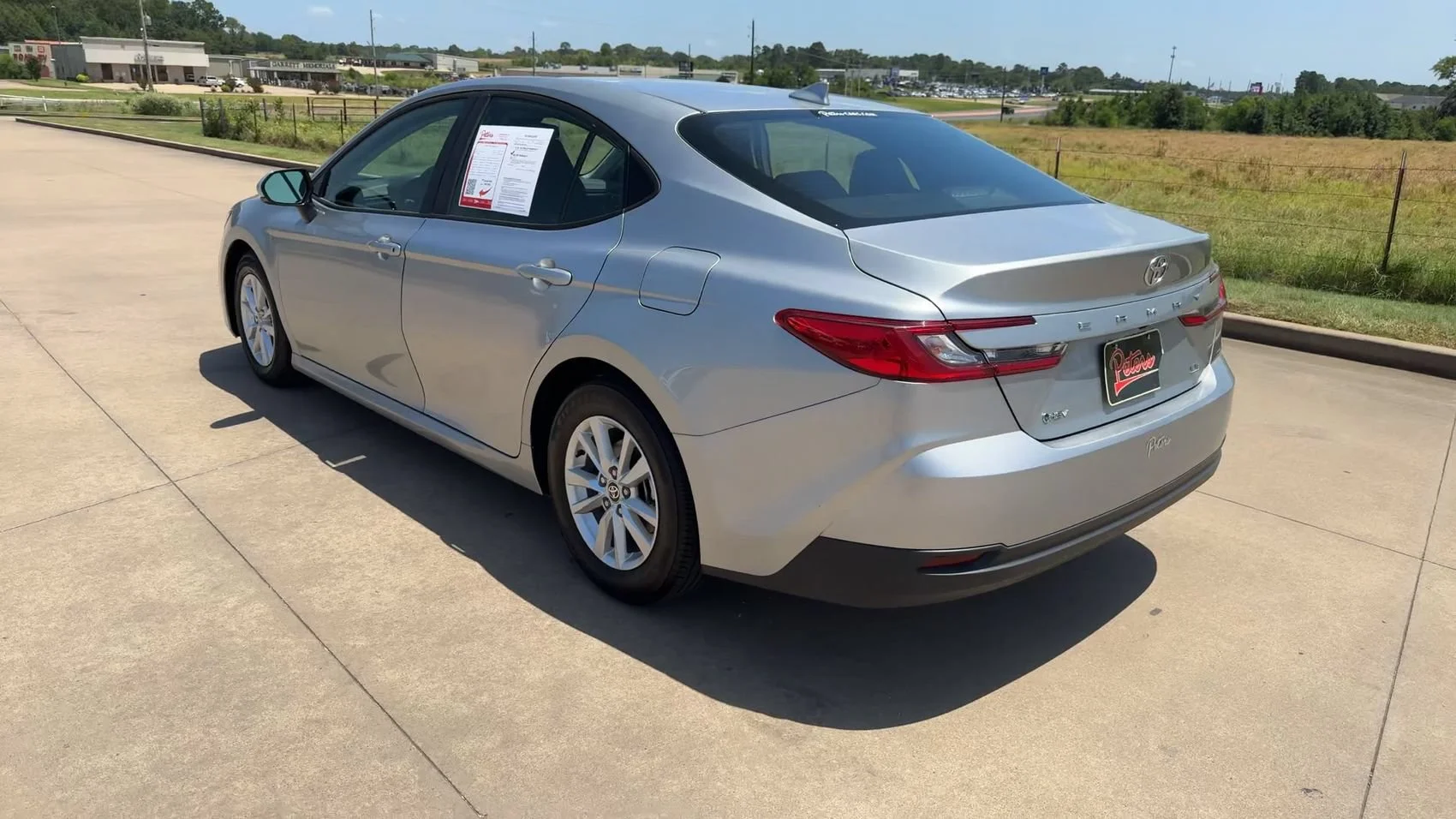 Used 2025 Celestial Silver Metallic Toyota LE image 7