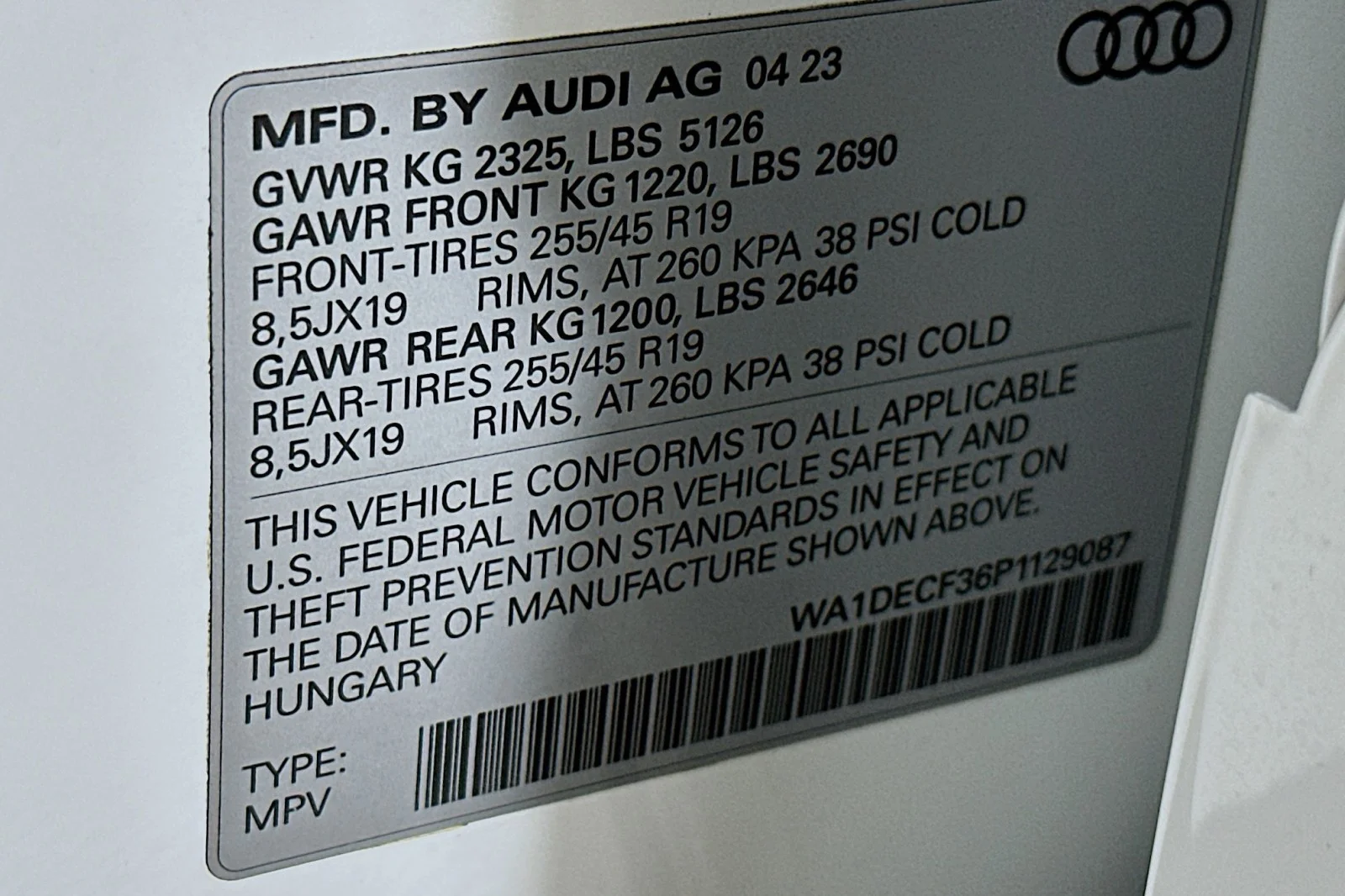 Used 2023 Ibis White Audi S line Premium image 24