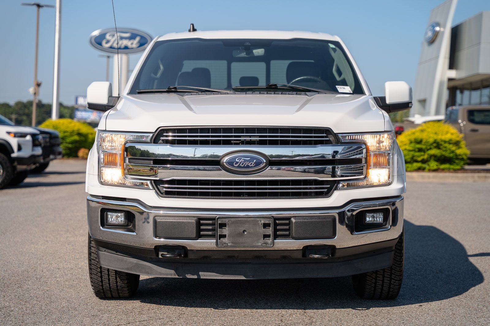 Certified Used 2020 White Ford Lariat image 2