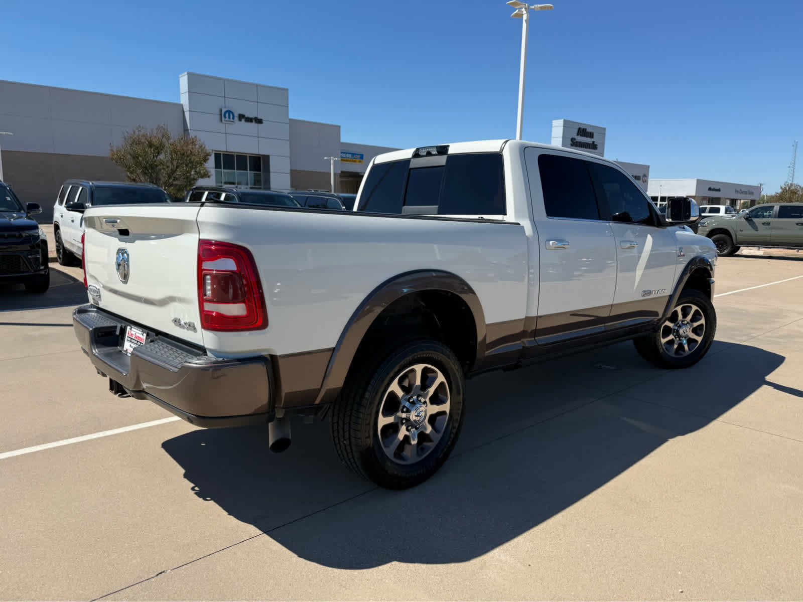 Used 2022 Pearl White Ram Longhorn image 6