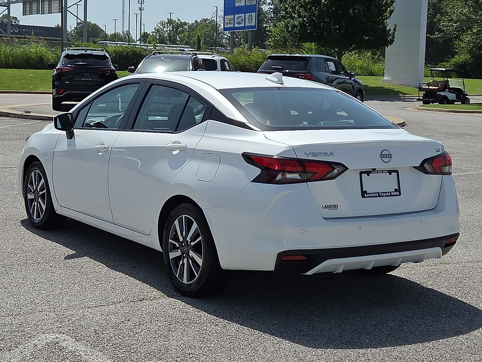 Used 2024 Aspen White Tricoat Nissan SV image 4