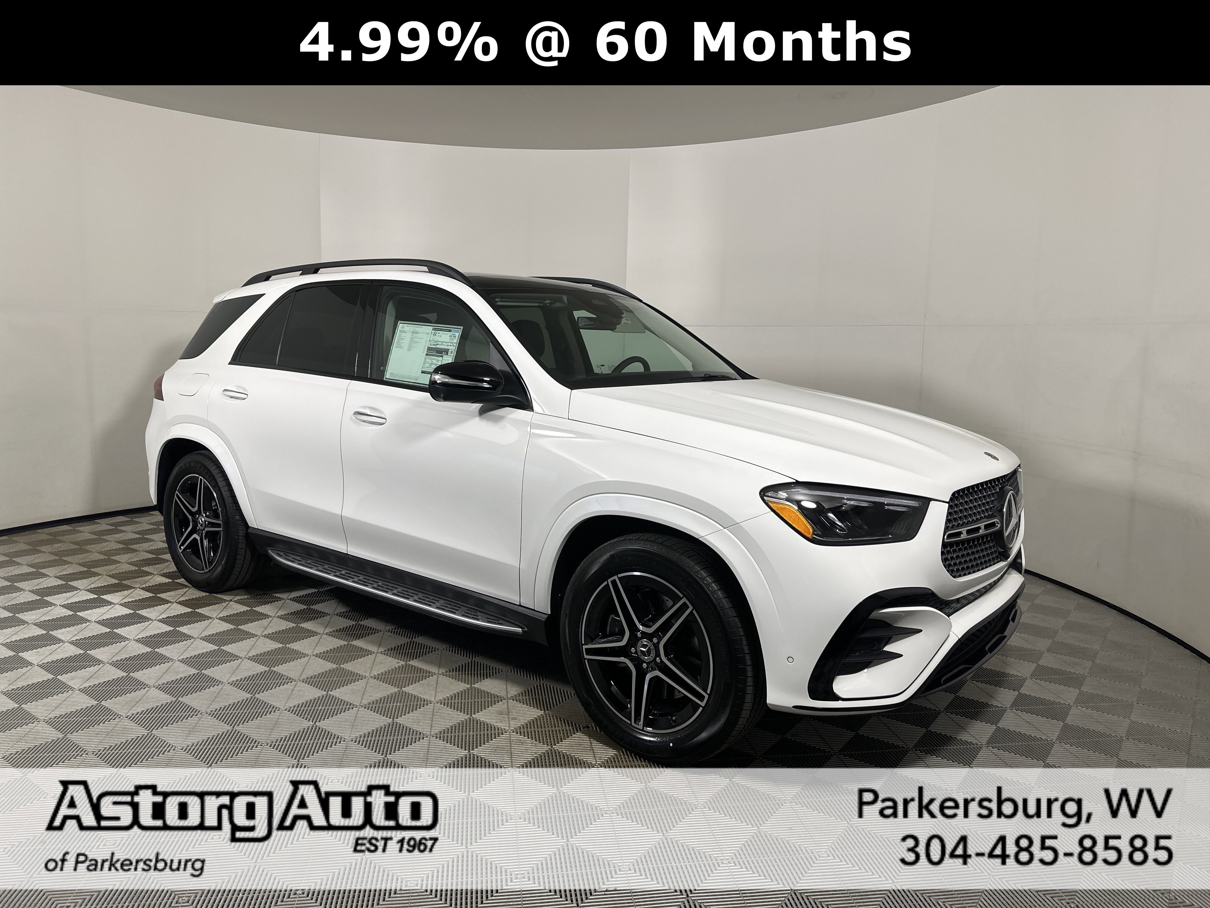 Certified Used 2026 POLAR WHITE Mercedes-Benz GLE 350 image 1