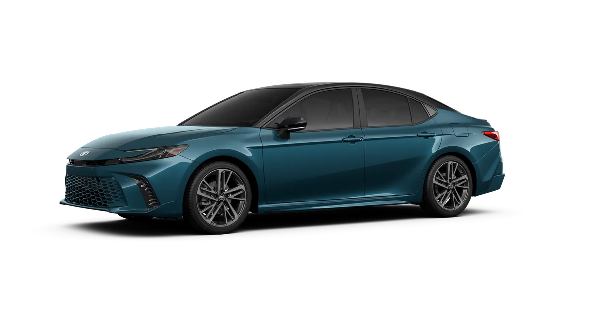 New 2026 Ocean Gem with Midnight Black Metallic roof Toyota XSE image 2