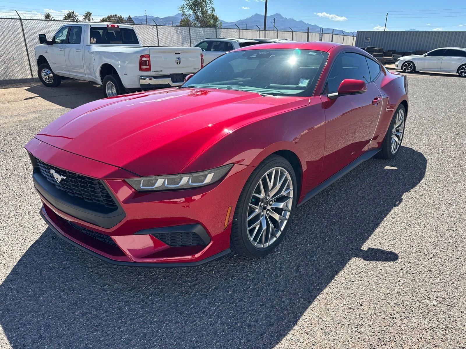 Used 2024 Red Metallic Ford EcoBoost Premium image 1