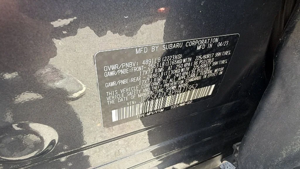 Used 2023 Gray Metallic Subaru Premium image 30