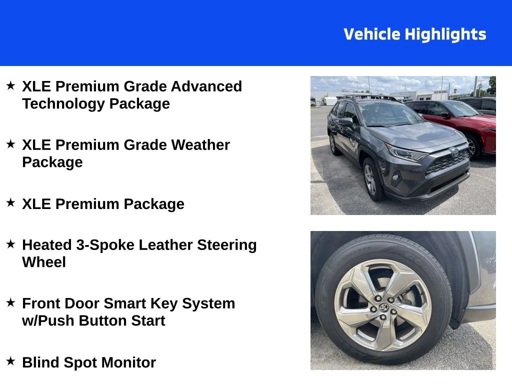 Used 2021 Gray Toyota XLE Premium image 4