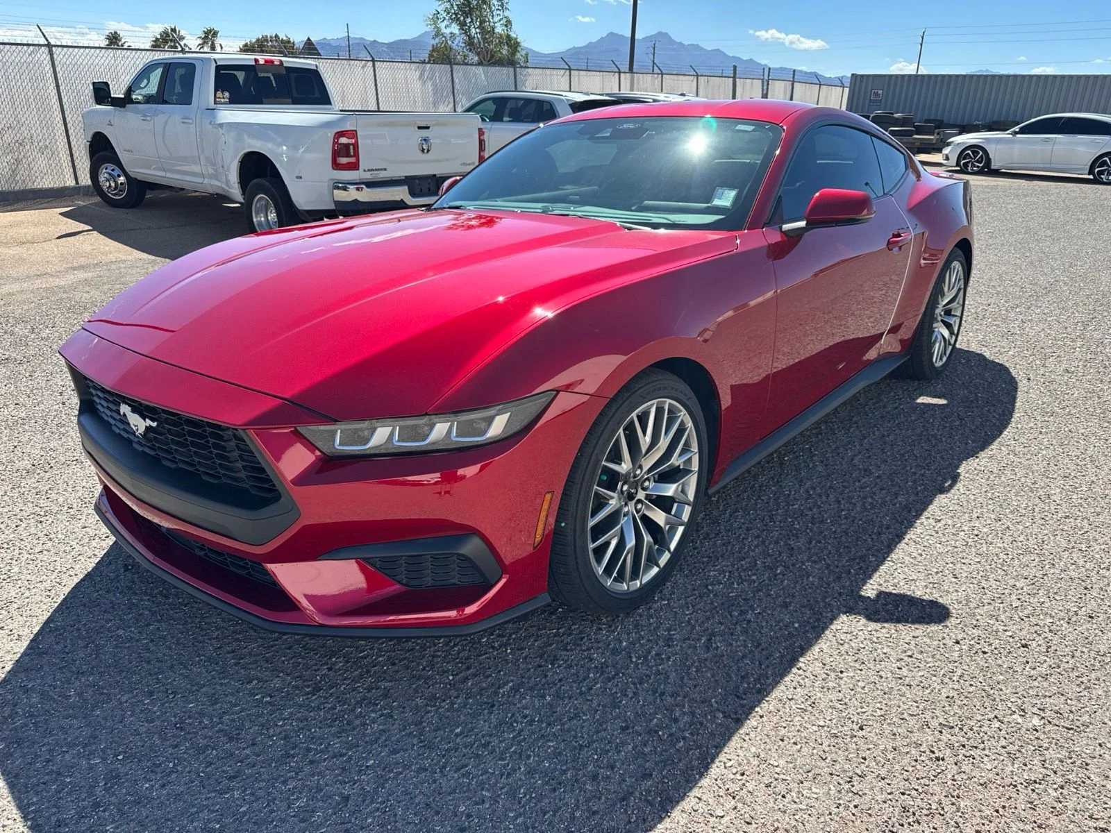 Used 2024 Red Ford EcoBoost Premium image 1