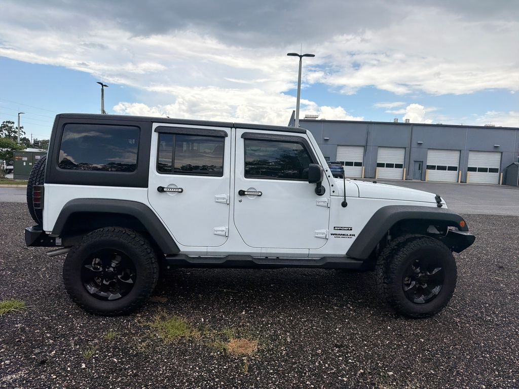Used 2017 White Jeep Unlimited Sport image 8