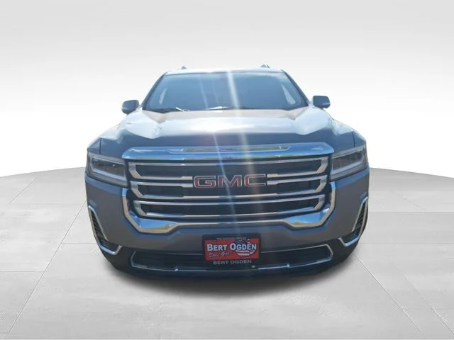 Used 2021 GMC Acadia SLE with VIN 1GKKNKLA4MZ223481 for sale in McAllen, TX