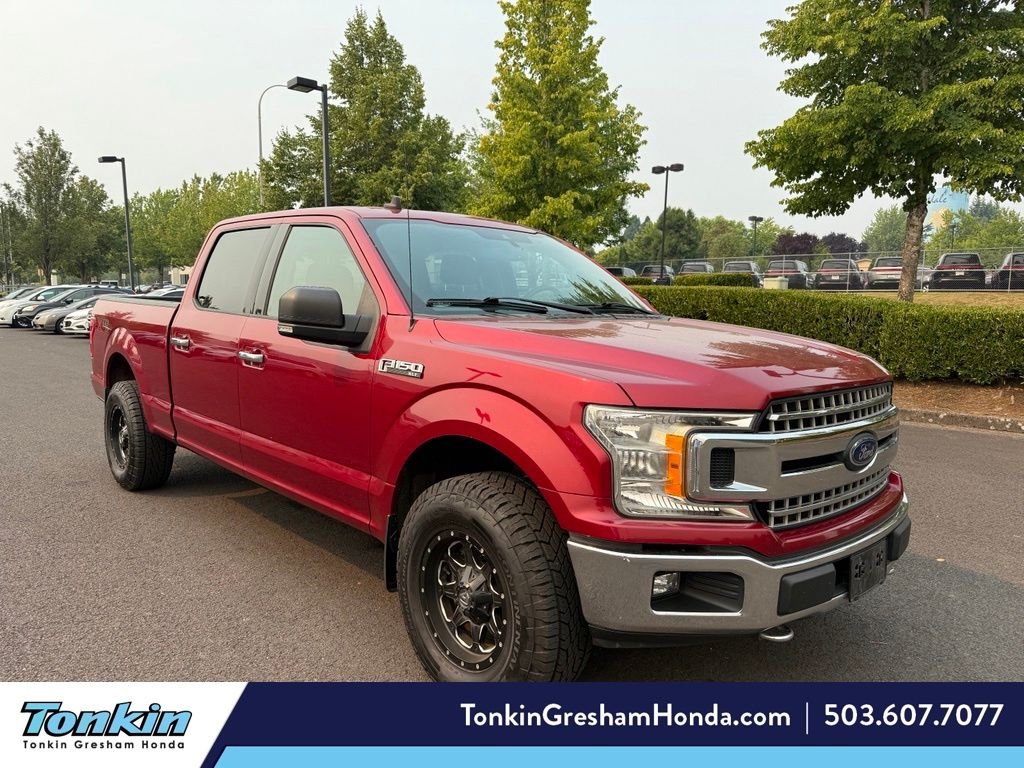 Used 2019 Ruby Red Metallic Tinted Clearcoat Ford XLT image 1