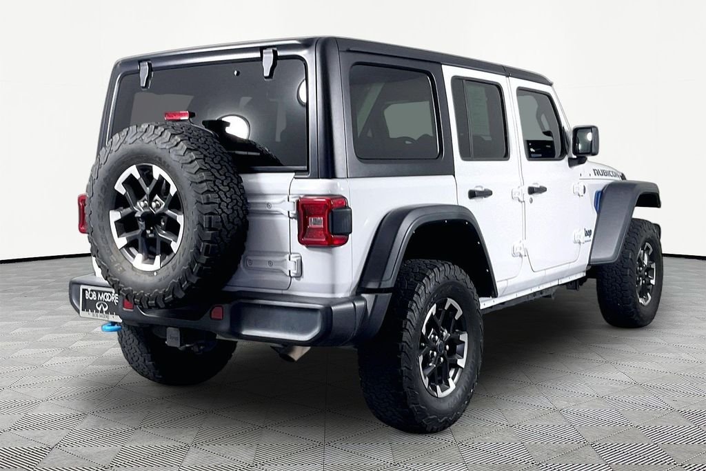 Used 2024 White Jeep Rubicon 4xe image 6