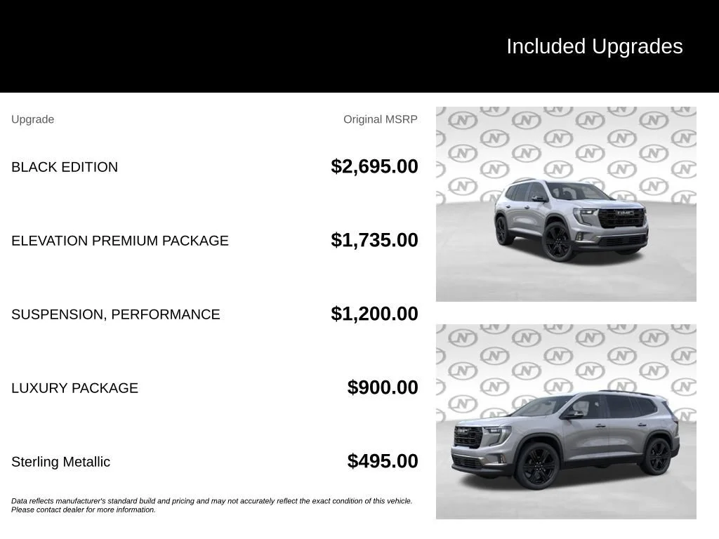 2026 GMC Acadia Elevation - Photo 3