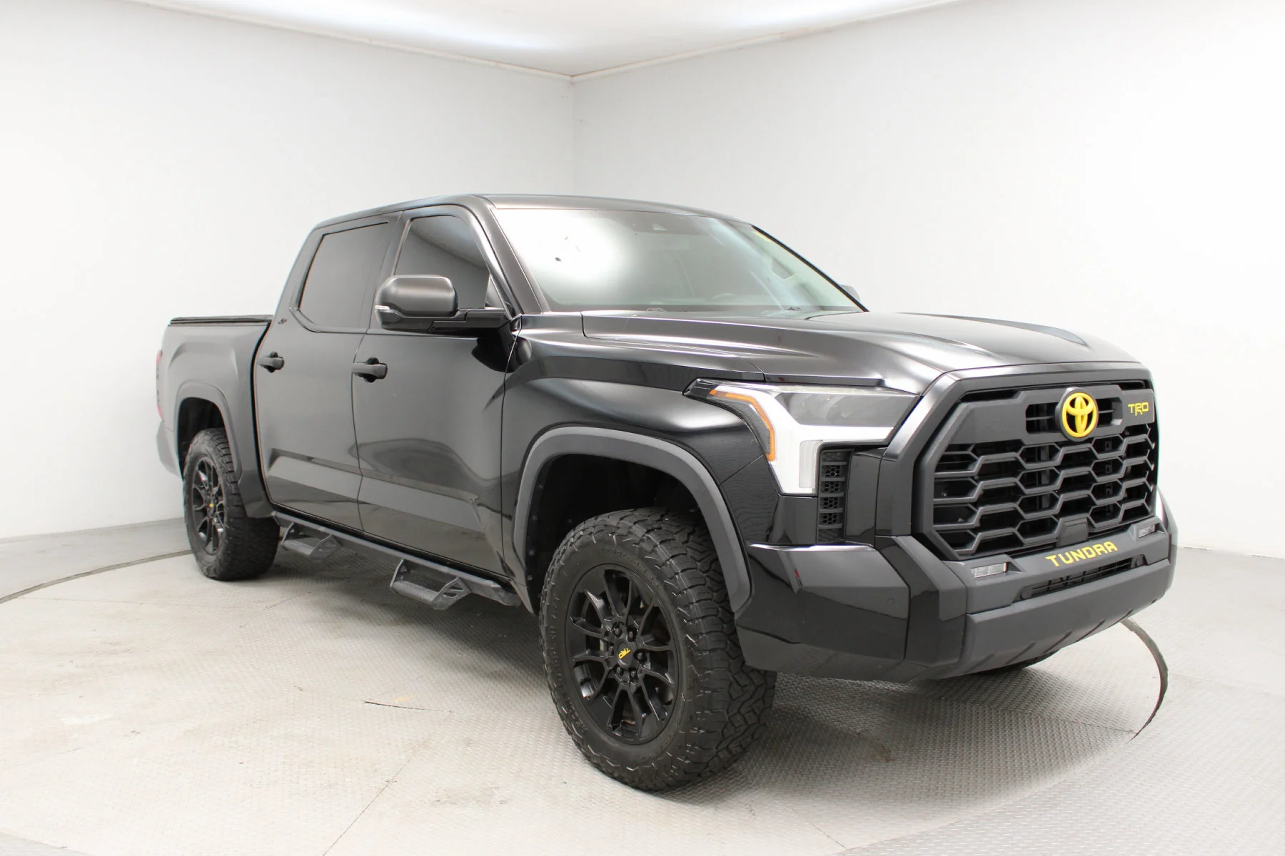 Used 2022 Midnight Black Metallic Toyota SR5 CrewMax 5.5