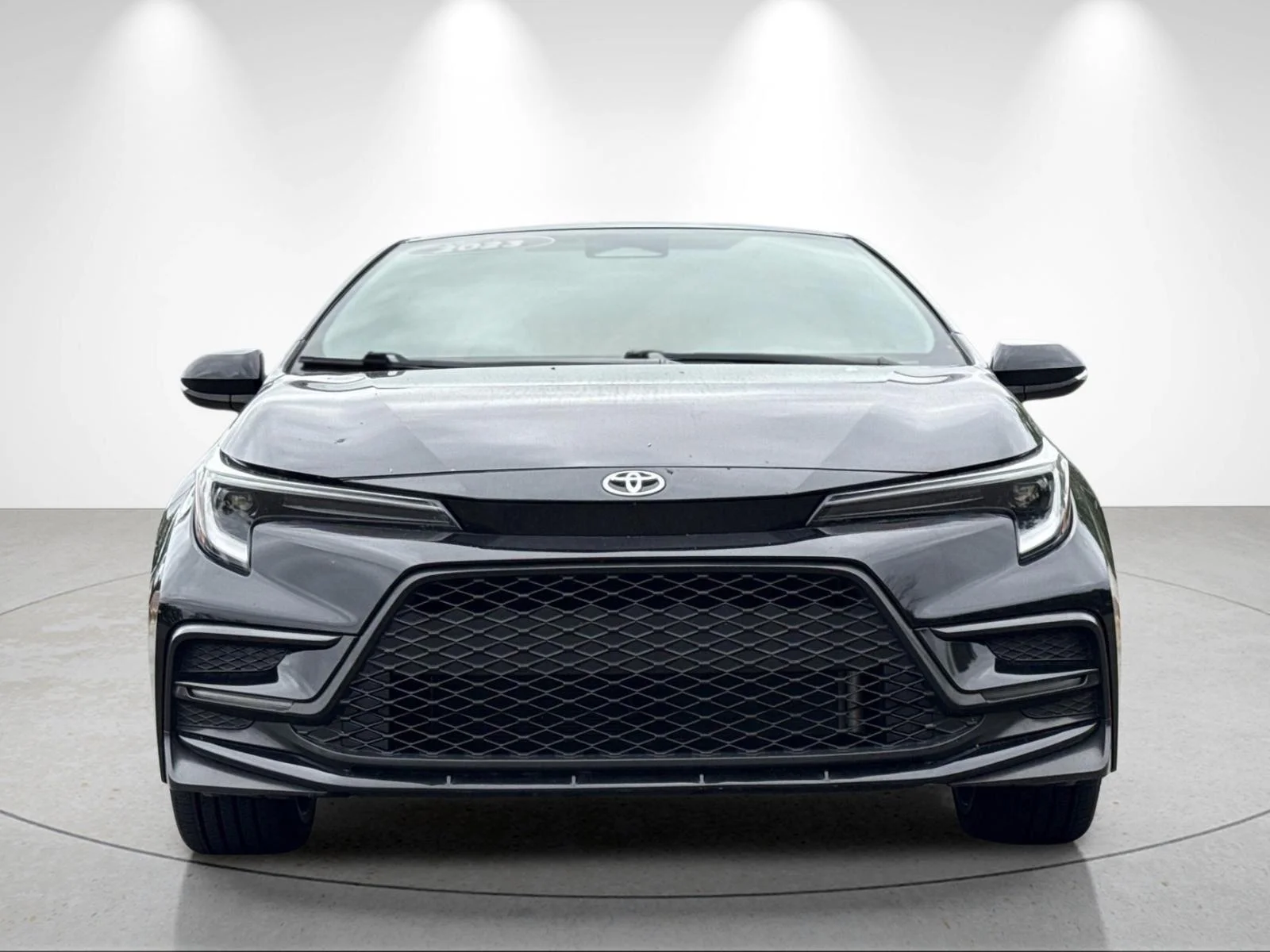 Used 2023 Midnight Black Metallic Toyota SE image 8