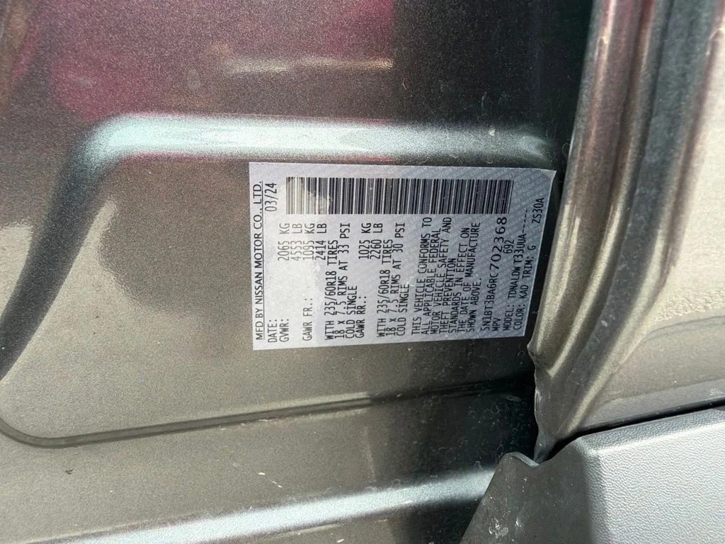 Used 2024 Gun Metallic Nissan SV image 14
