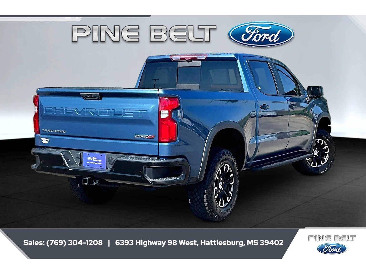 Certified Used 2024 Lakeshore Blue Metallic Chevrolet ZR2 image 11