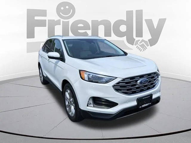 Used 2023 White Metallic Ford Titanium image 51