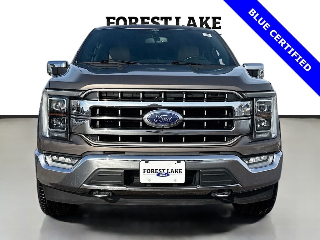 Certified 2021 Ford F-150 Lariat with VIN 1FTFW1ED4MFA85812 for sale in Forest Lake, Minnesota