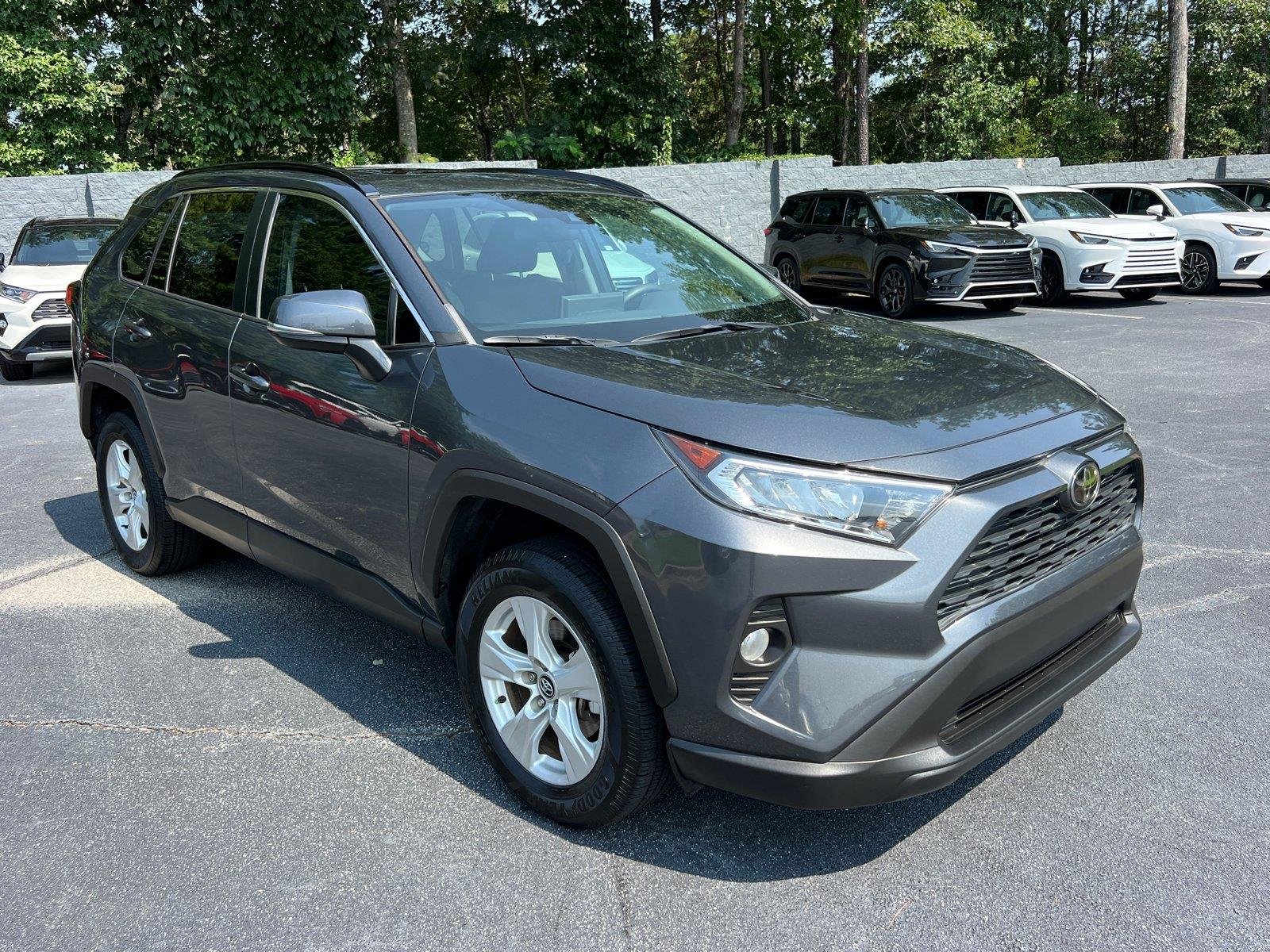 Used 2020 Magnetic Gray Metallic Toyota XLE image 3