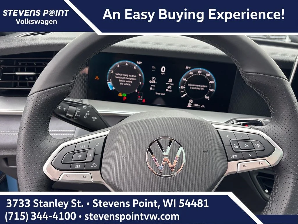 New 2026 Monterey Blue w/Deep Black Roof Volkswagen 2.0T SE R-Line Black image 12