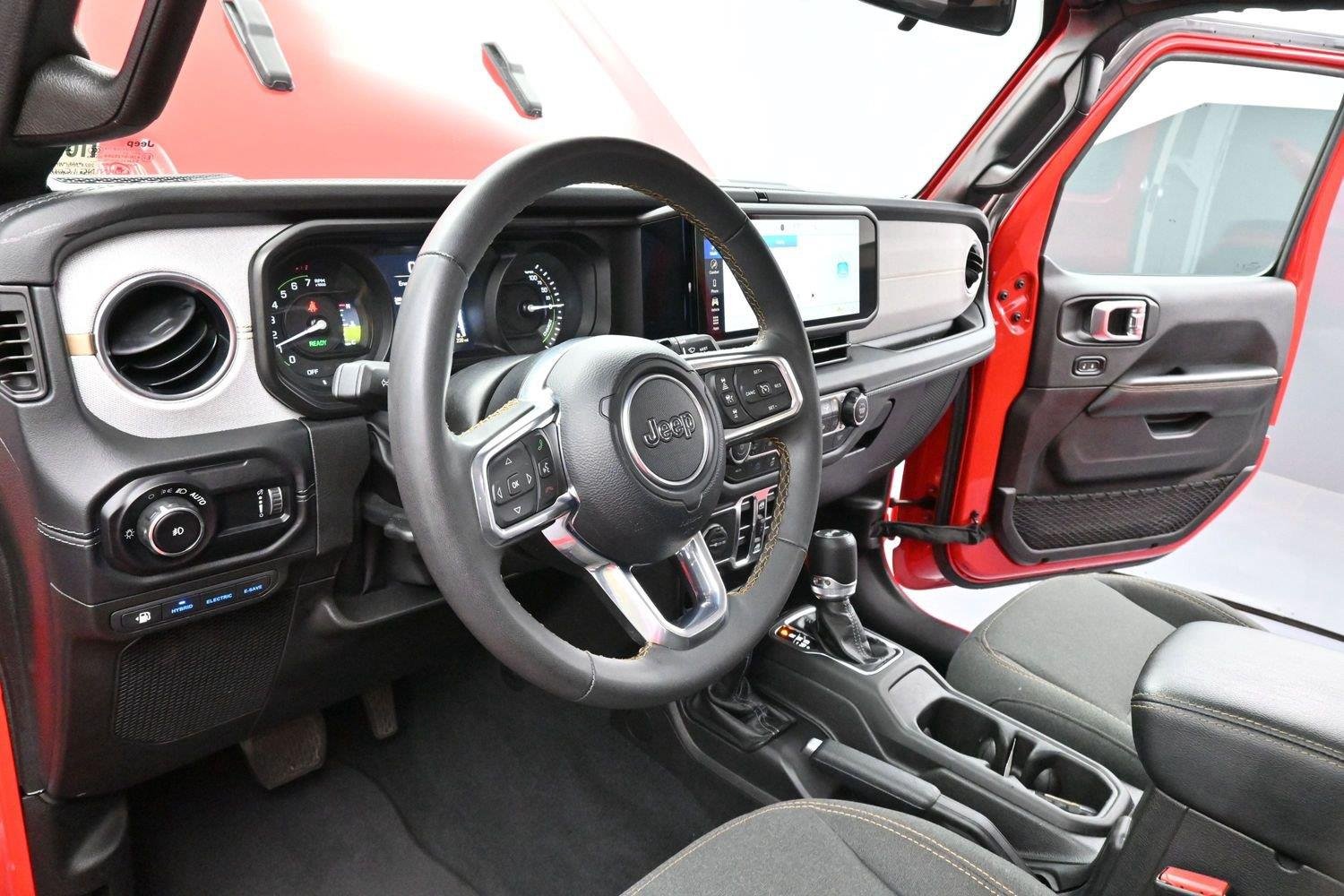 Used 2024 Firecracker Red Clearcoat Jeep Sahara image 14
