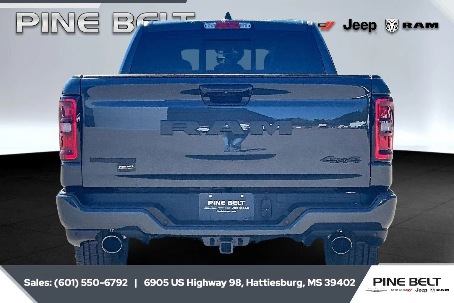 New 2026 Forged Blue Metallic Exterior Paint RAM Big Horn image 4