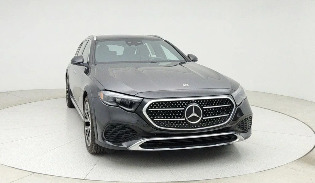 Used 2024 Graphite Grey Metallic Mercedes-Benz E 450 4MATIC® All-Terrain Wagon, Pinnacle w/ Multicontour Seating image 2