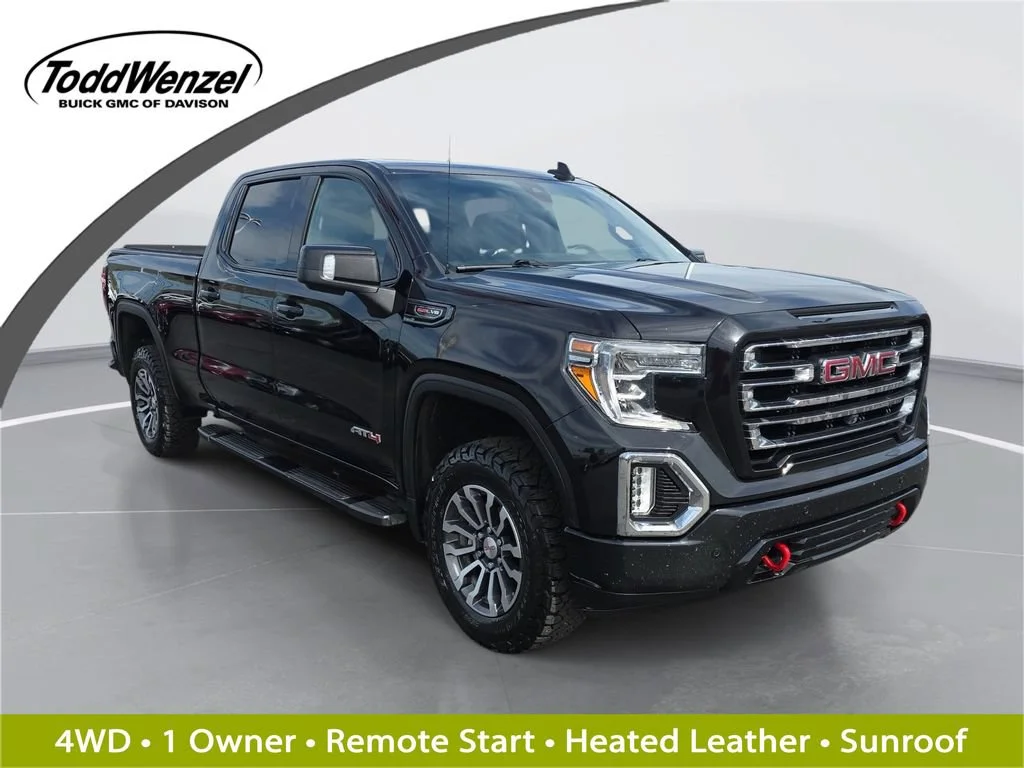 Used 2020 ONYX BLACK GMC AT4 image 1