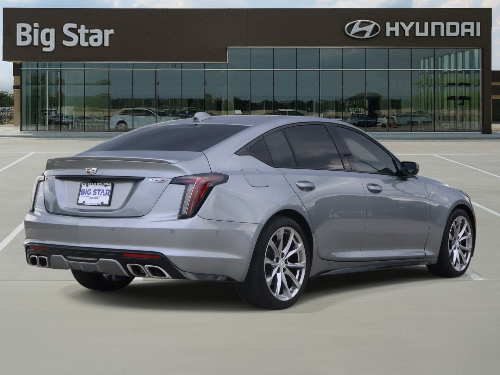 Used 2023 Argent Silver Metallic Cadillac V-Series image 4