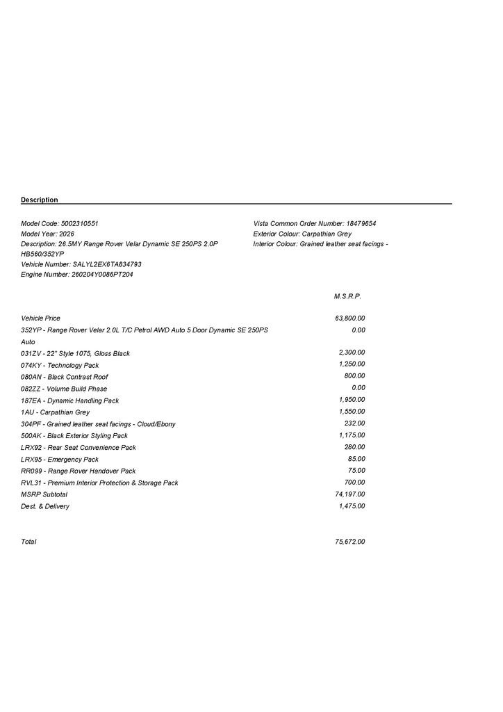 Certified Used 2026 Gray Land Rover Dynamic SE image 4